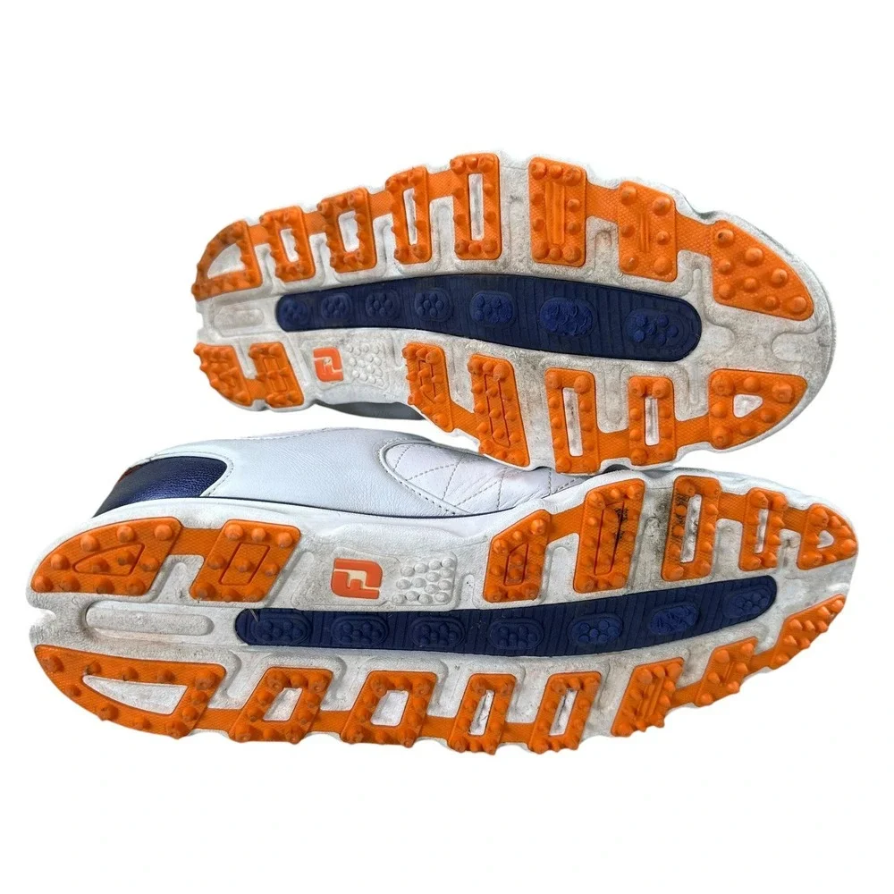 Footjoy Golf Shoes 8.5 M White Leather‎ Pro SL Spikeless Athletic 53533